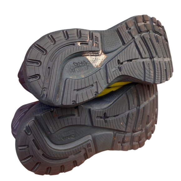 Brooks Mens Adrenaline GTS 22 Running Shoes Size 9.5 Medium D Yellow & Blue - Picture 8 of 8